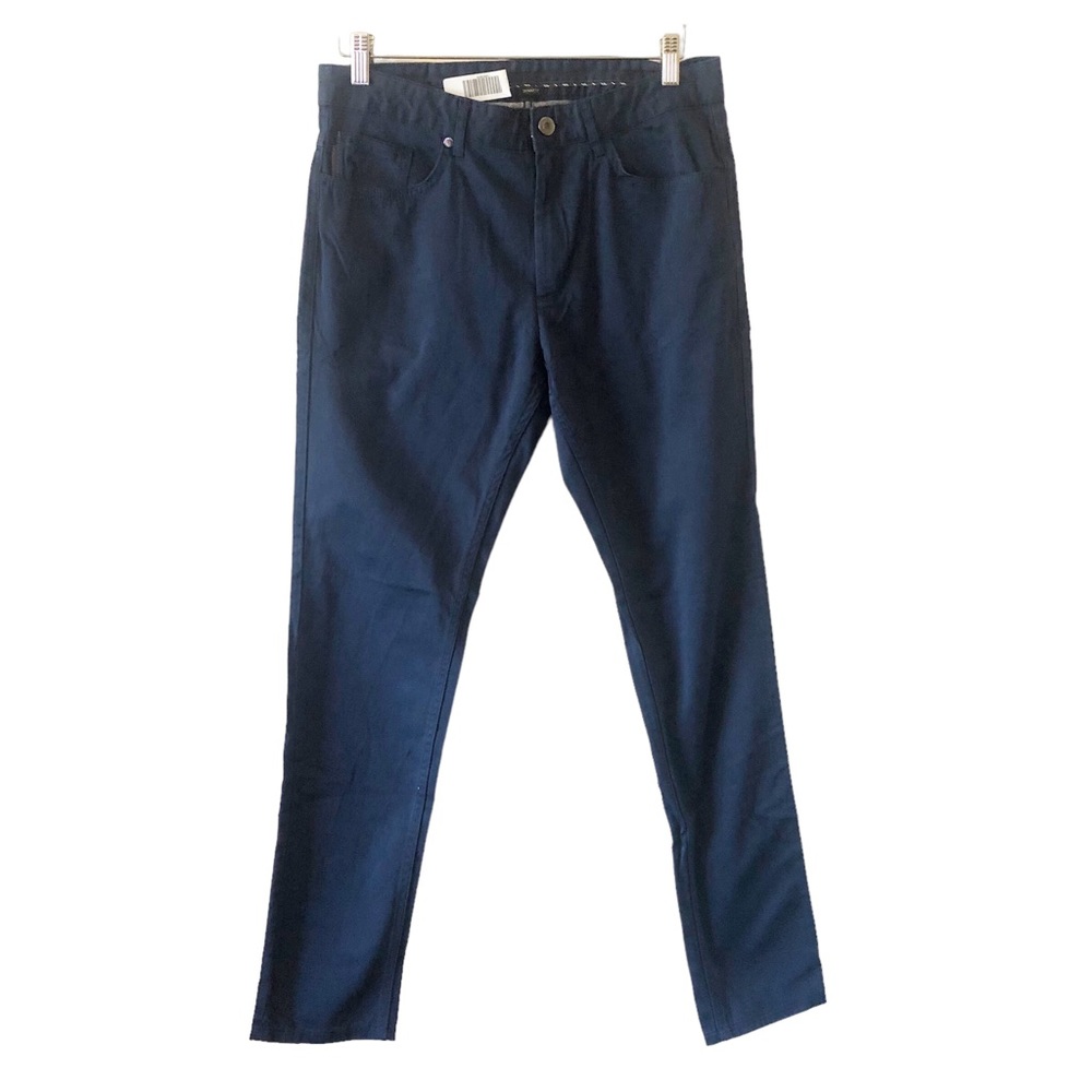 Zara Men's Skinny Fit Pants Blue Size 31